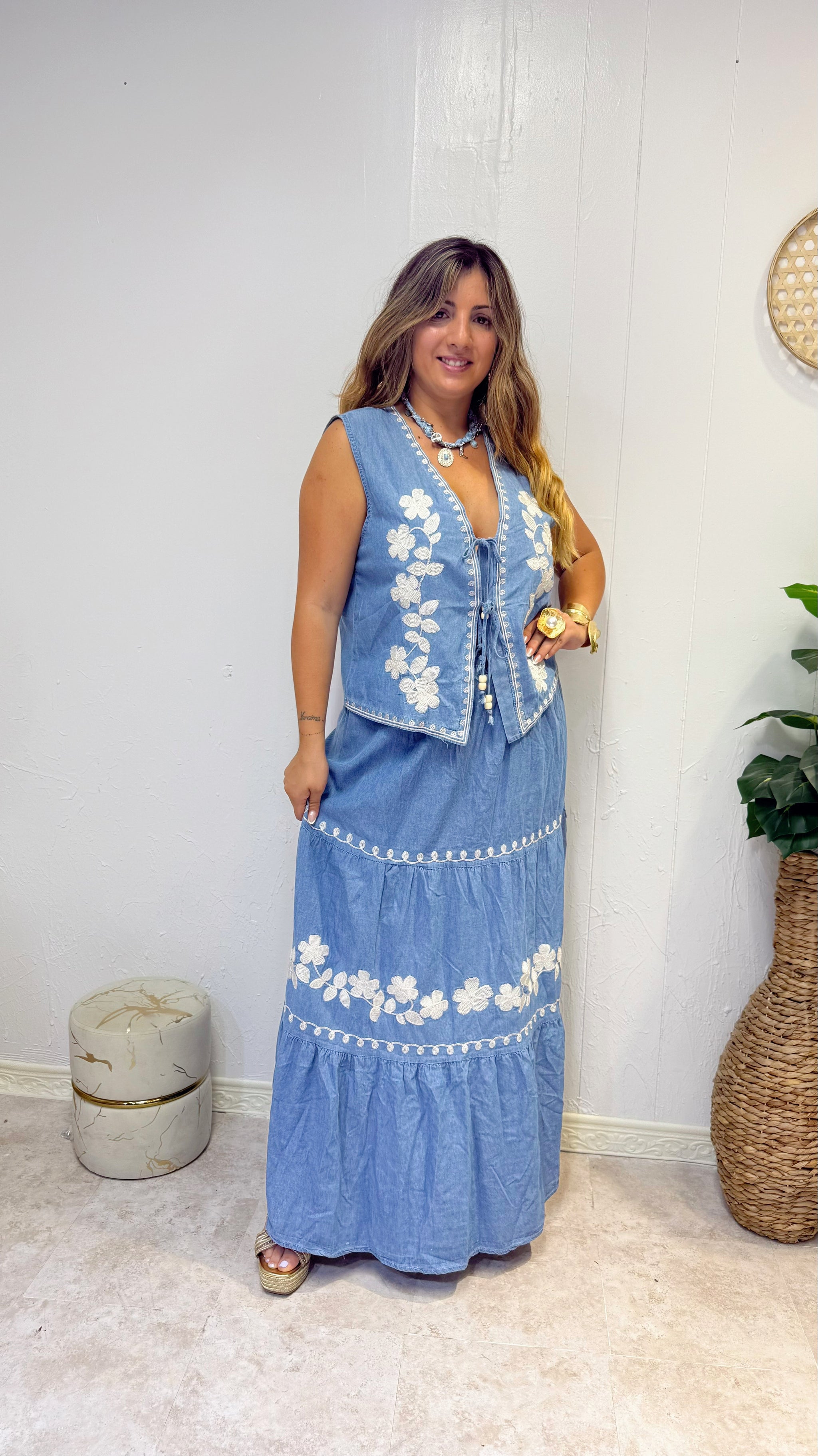 BOHO SKIRT SET
