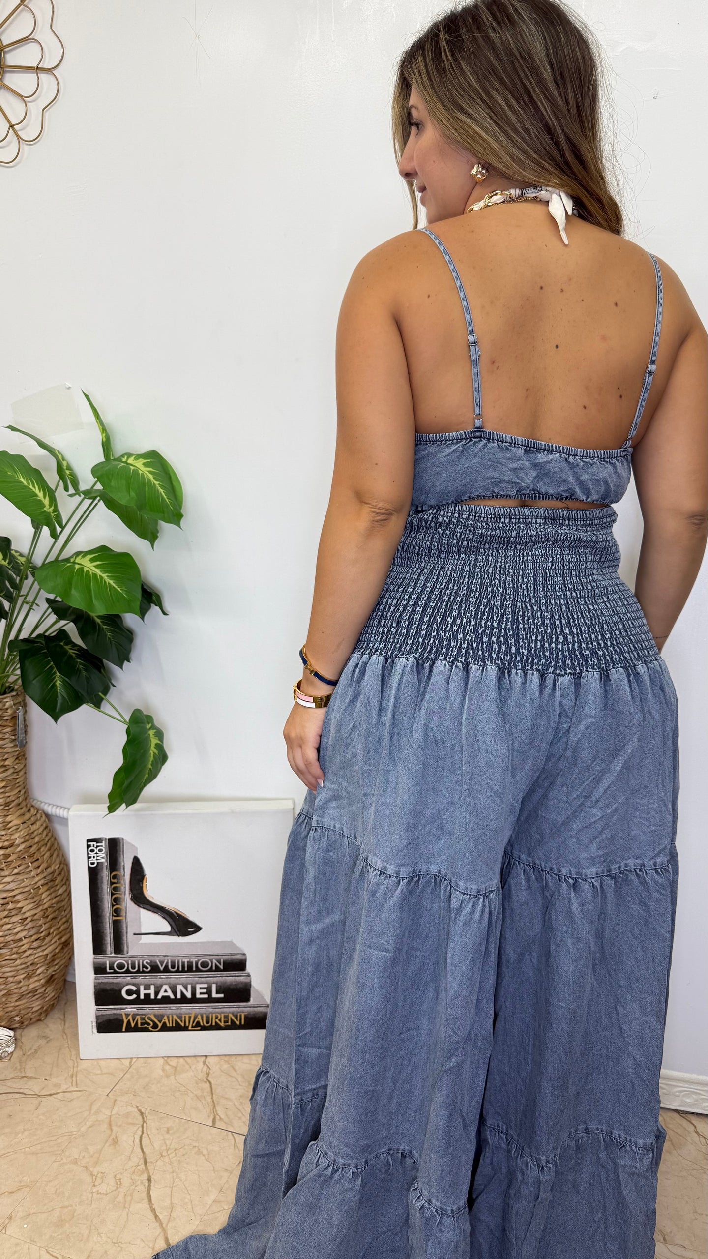 BLUE JUMPSUIT