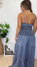 BLUE JUMPSUIT