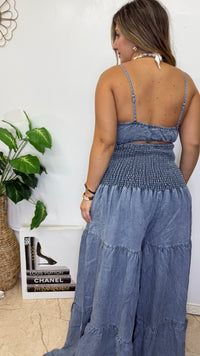 BLUE JUMPSUIT