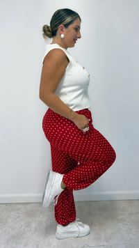 Ruby Polka Jogger Pants