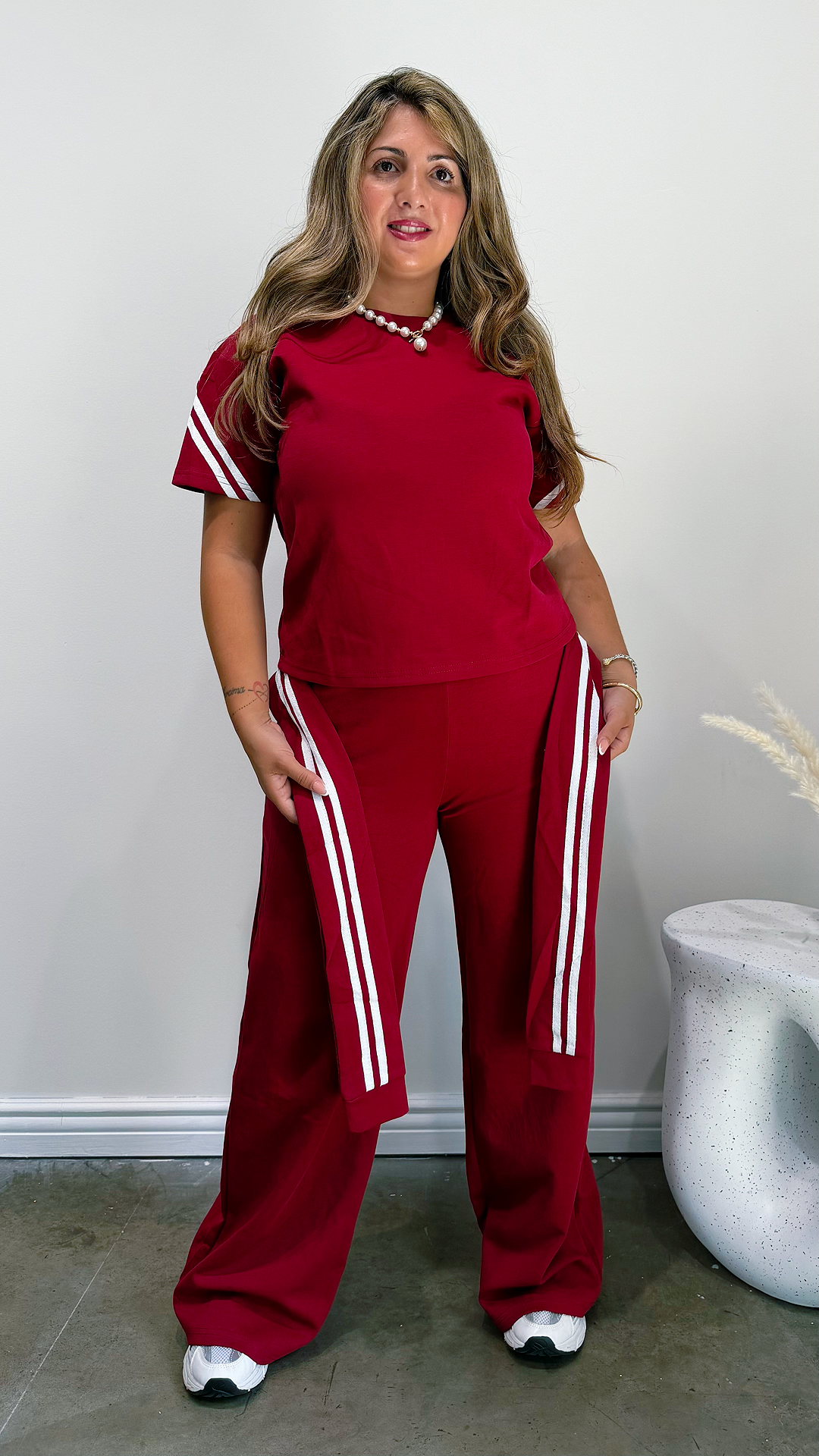 Soho Stripe Two-Piece Set