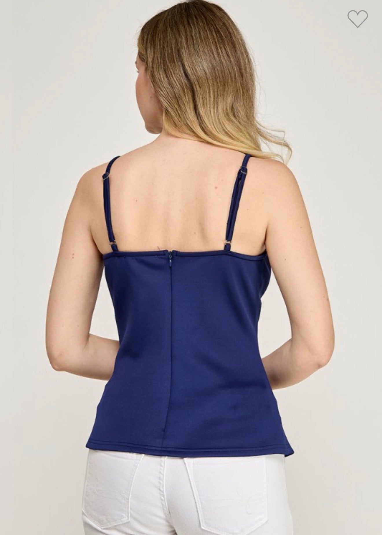 3D Rosette N Ruffle Camilsol top