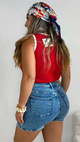 Denim Skort