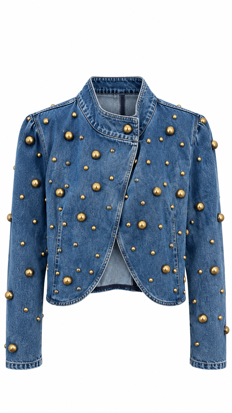 Golden Stud Denim Jacket