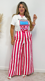 Pink Sugar Stripe Pants