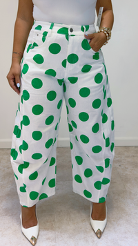 Polka Statement Pants