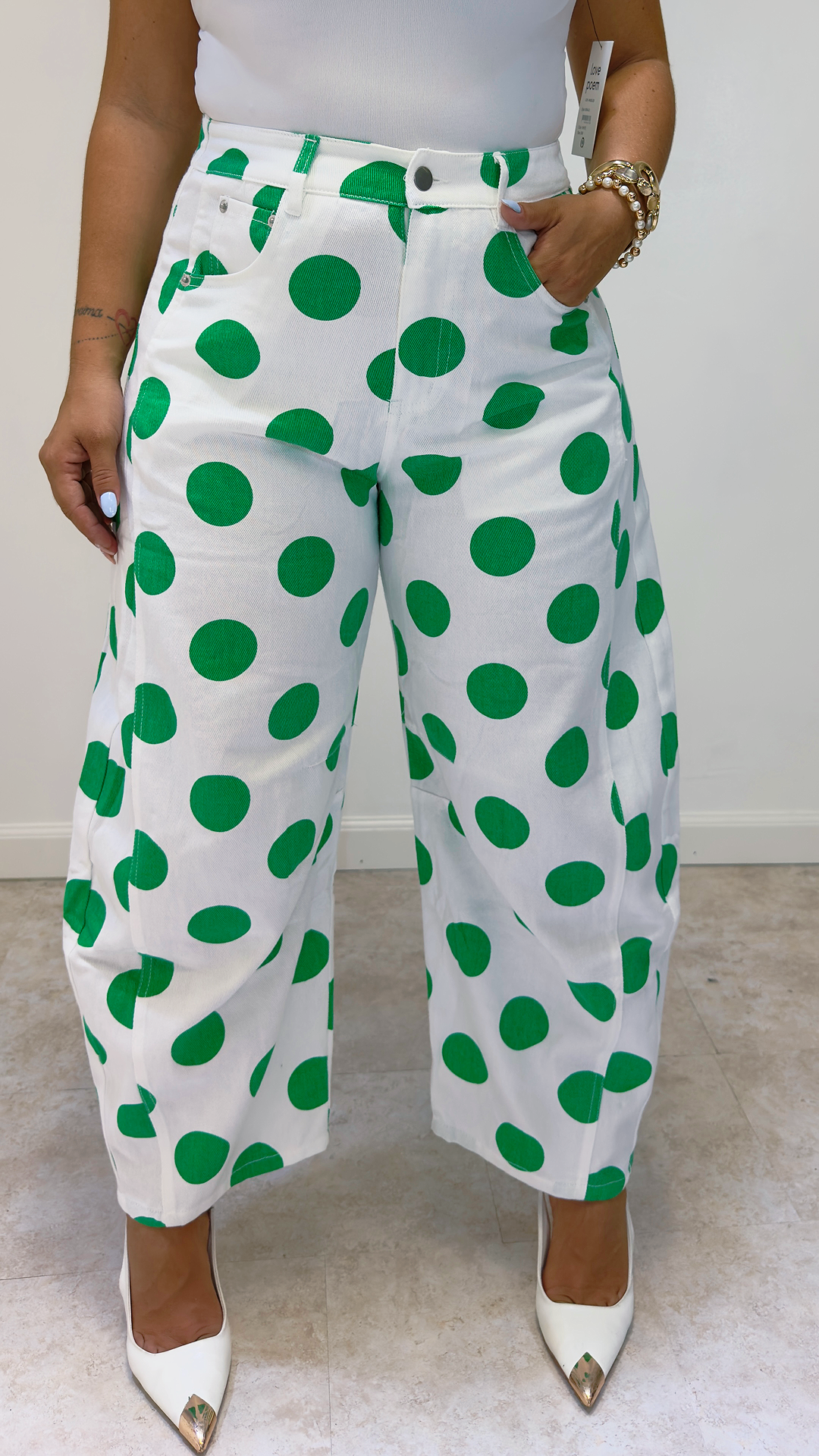 Polka Statement Pants