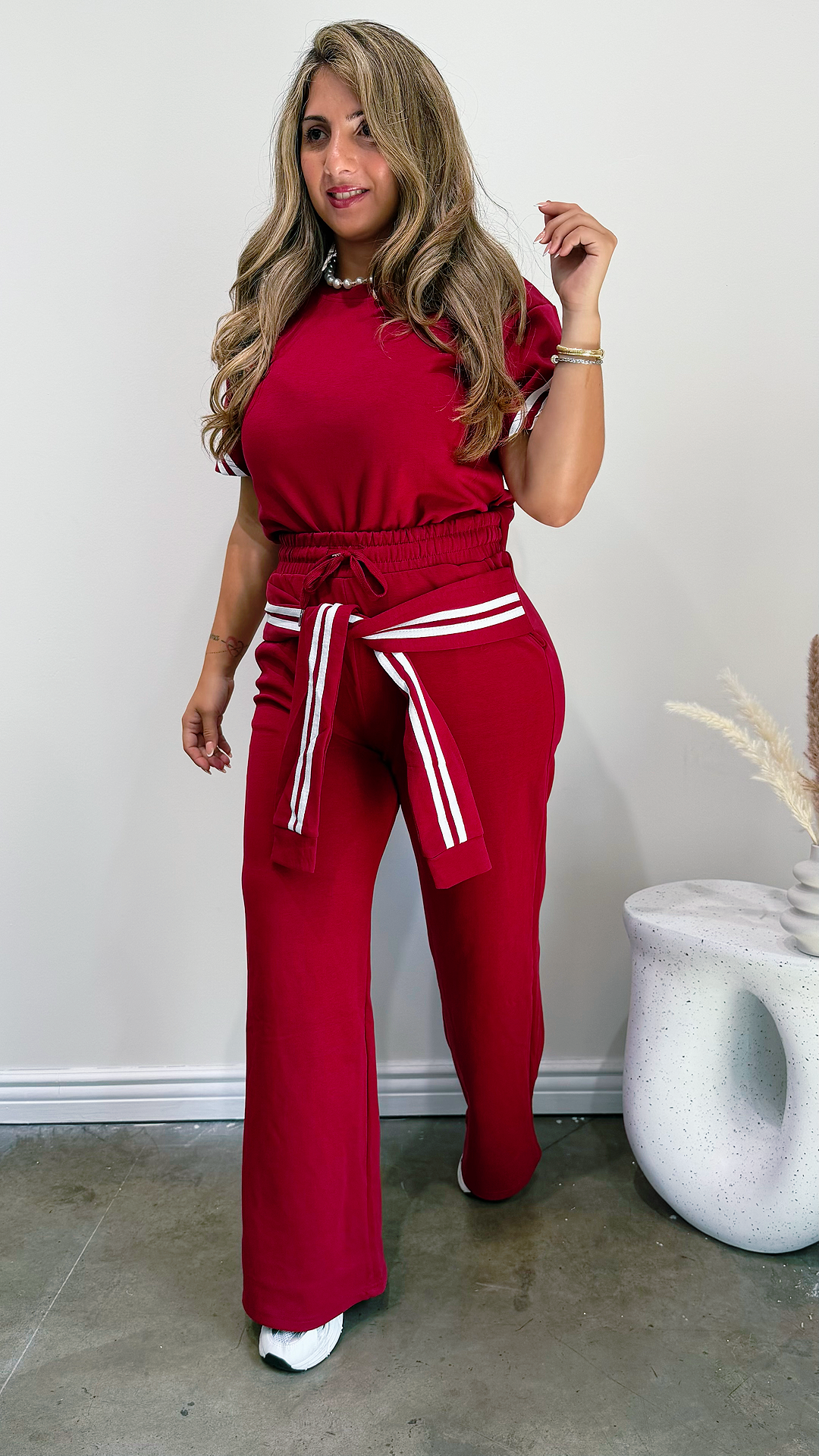 Soho Stripe Two-Piece Set