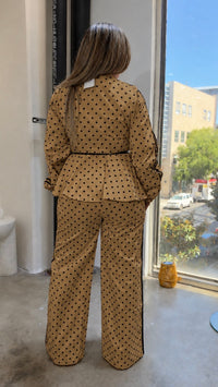 Camel Polka Dot Set