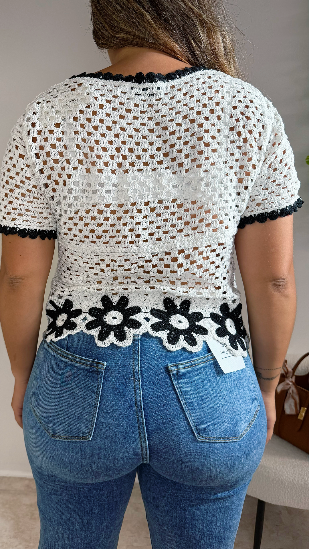 Floral Crochet Chic Top