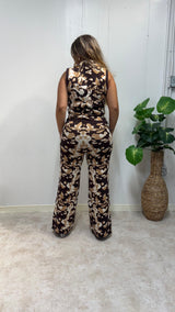 ABSTRACT BROWN PRINT SET