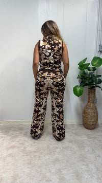 ABSTRACT BROWN PRINT SET