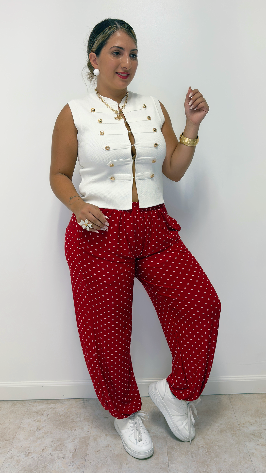 Ruby Polka Jogger Pants
