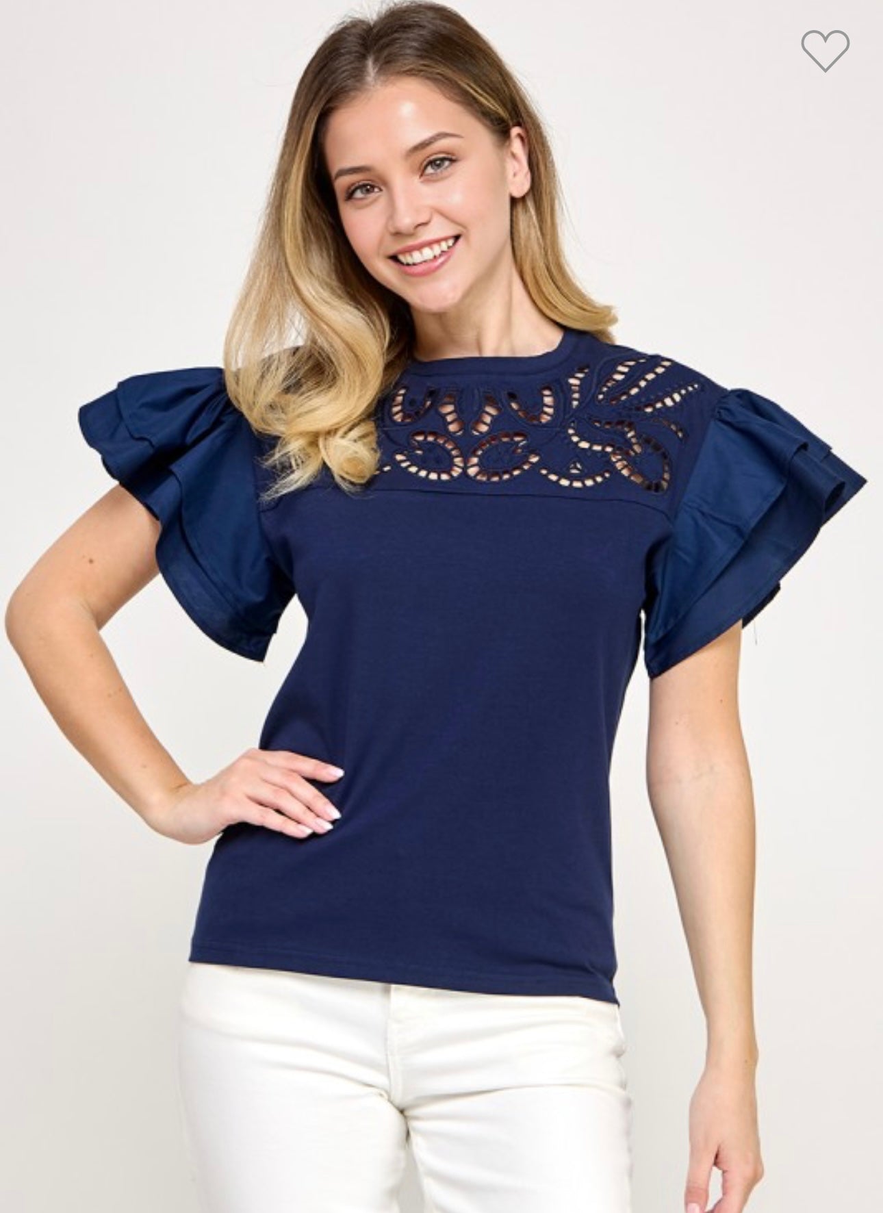 BELL SLV LZOR CUT DETAIL T SHIRT