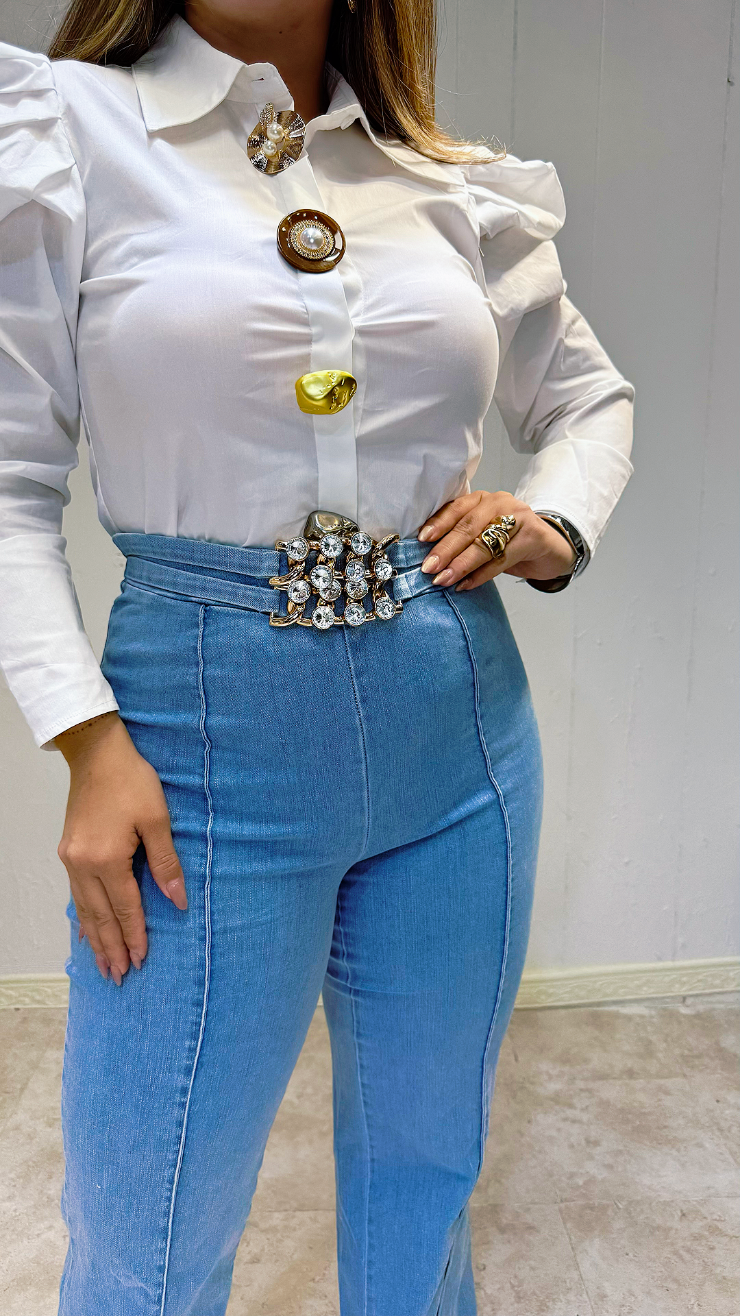 Royal Denim Glam Pants