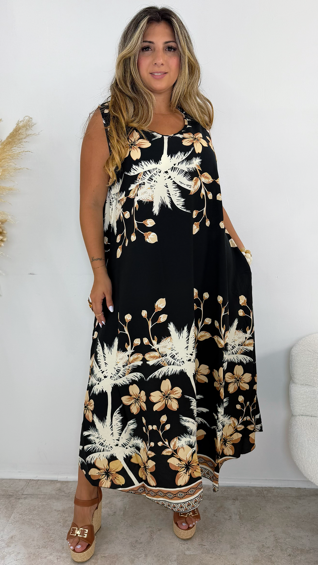 Tropical Flow Muse Dress