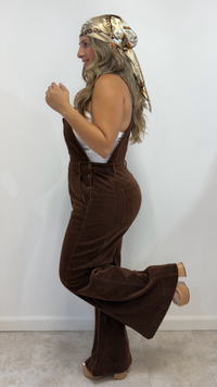 Mocha Corduroy Overall