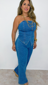 Denim Glam Set