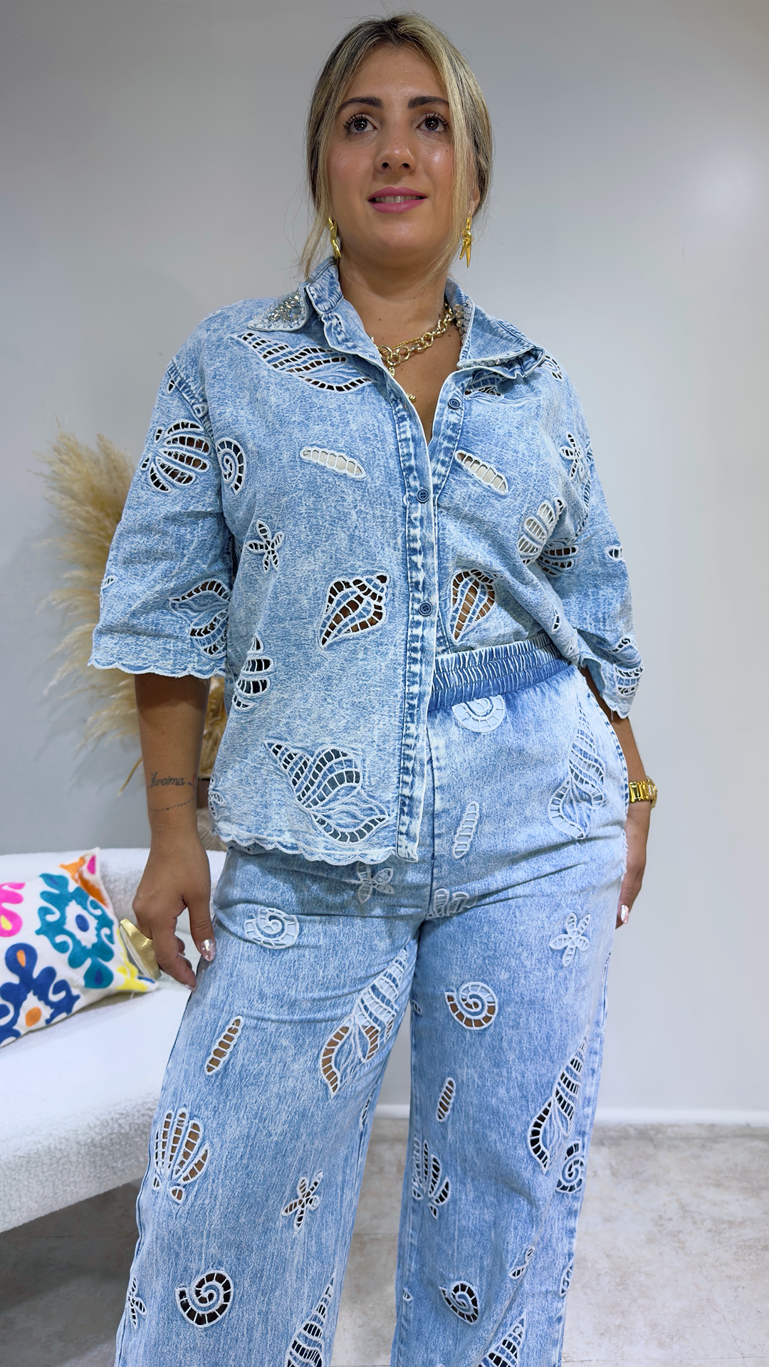 Ocean Breeze Denim Set
