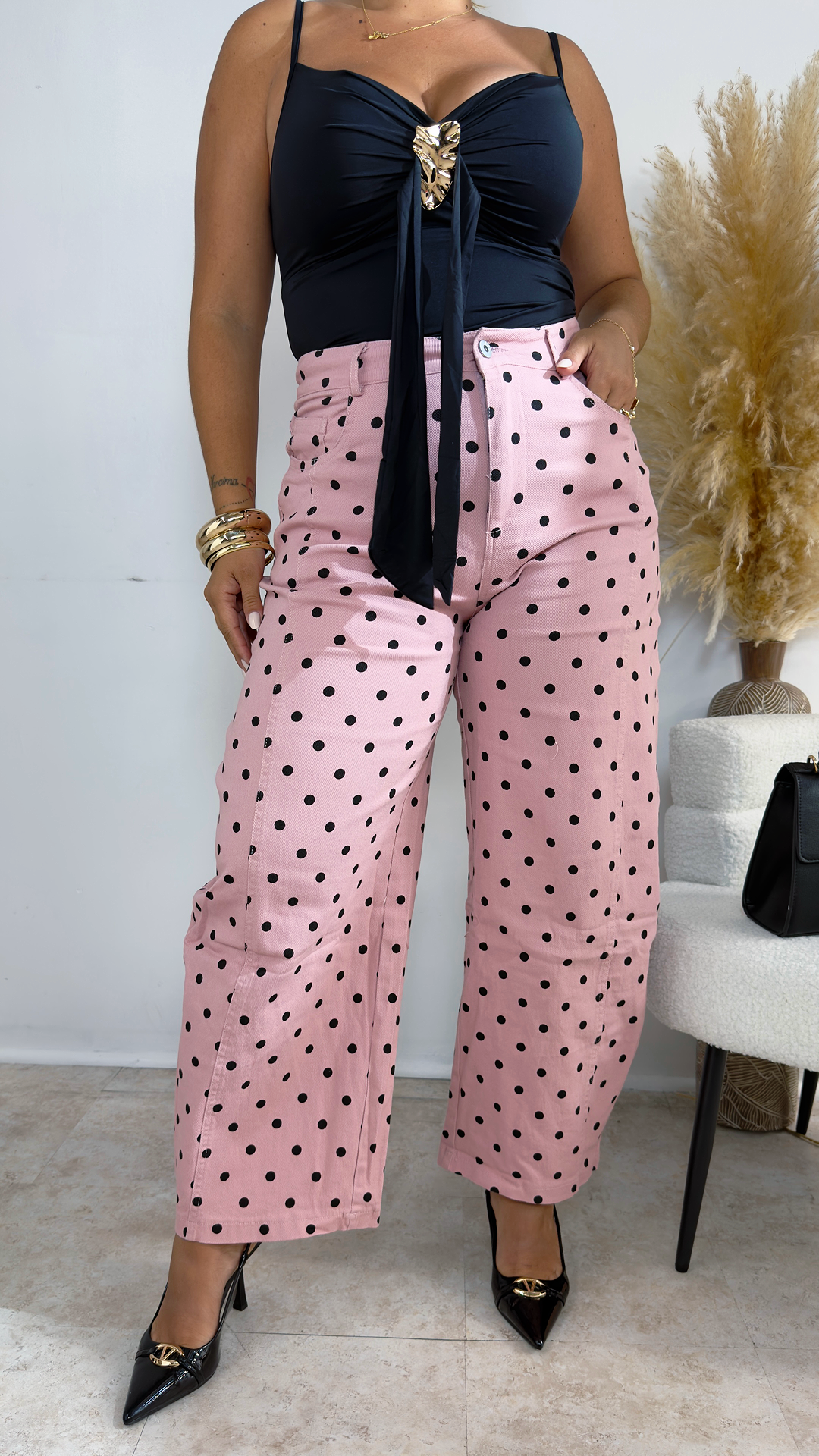 Polka Chic Pants