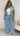 Blue Blossom Denim Set