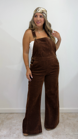 Mocha Corduroy Overall
