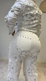 Crystal Flower Pants