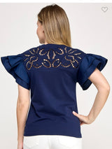 BELL SLV LZOR CUT DETAIL T SHIRT