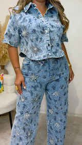 Bloom Luxe Denim Set