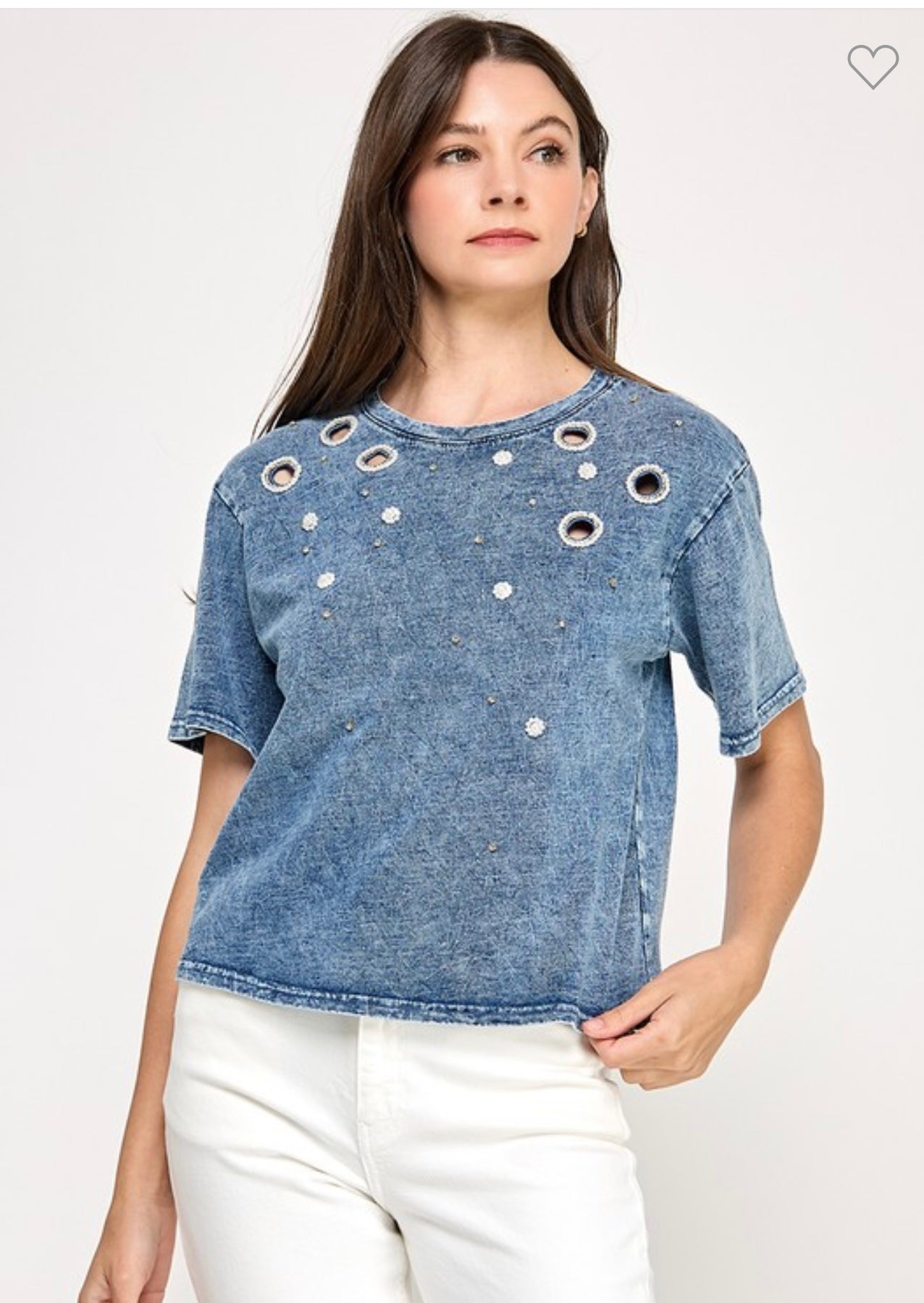 DENIM T SHIRT