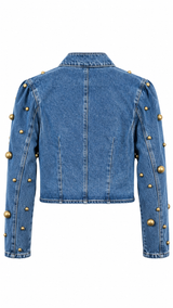 Golden Stud Denim Jacket