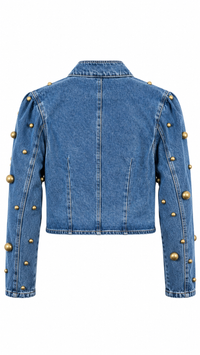 Golden Stud Denim Jacket