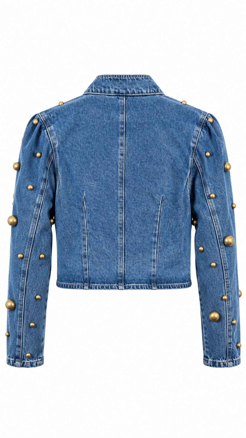 Golden Stud Denim Jacket