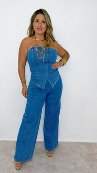 Denim Glam Set