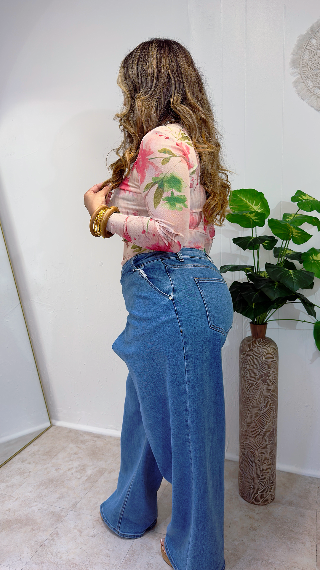 Luxe Wrap Denim Pants