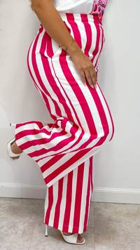 Pink Sugar Stripe Pants