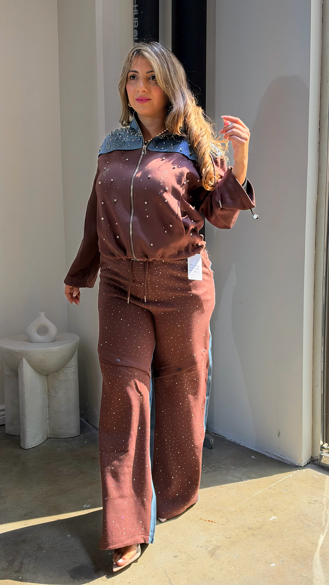 Denim Glow Rhinestone Set