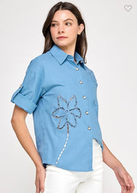LAZOR CUT DETAIL BUTTON SHIRT ( 05-12-25)