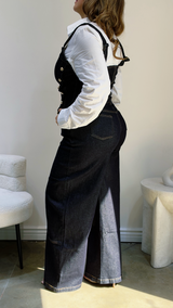 Dark Denim Button Detail Set