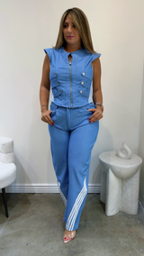Blue Denim Utility Set