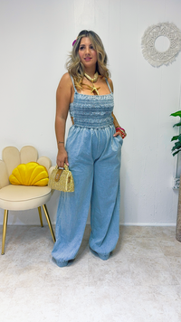 Denim Breeze Jumpsuit