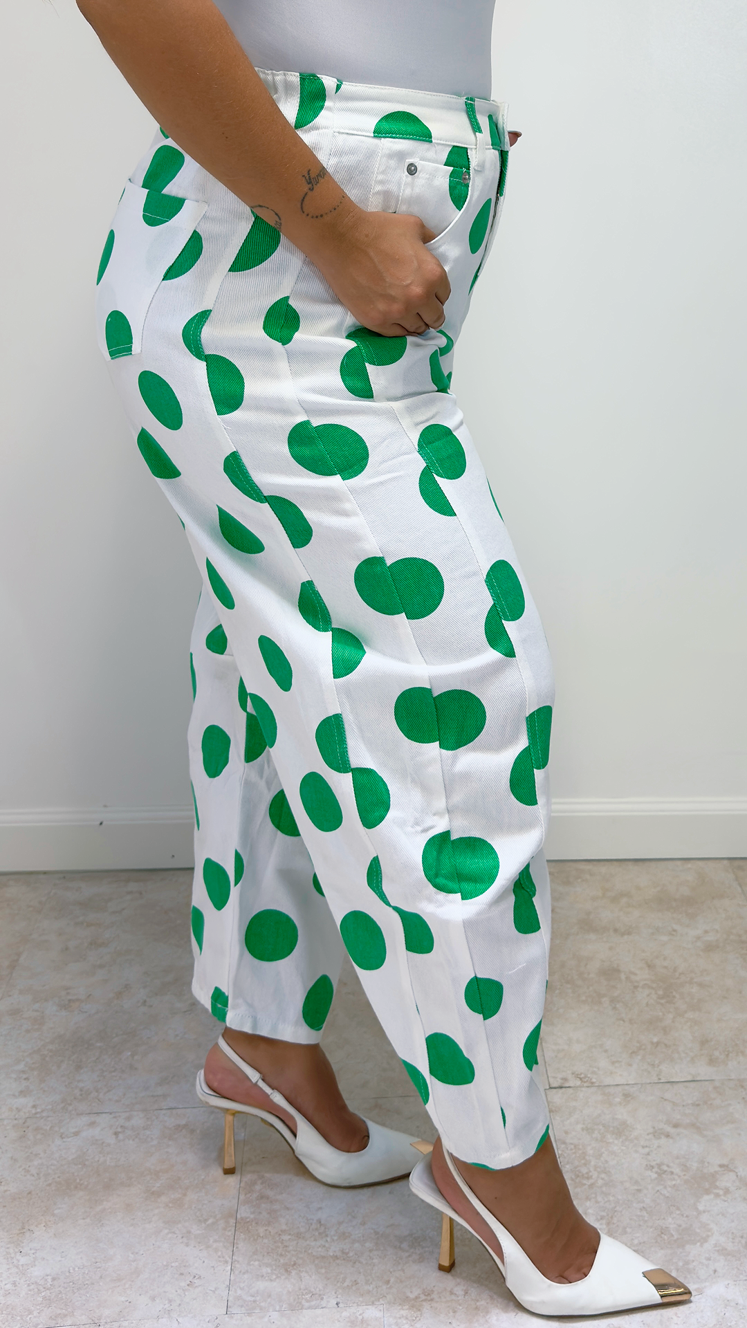 Polka Statement Pants