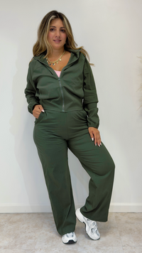 Olive Breeze Lounge Set