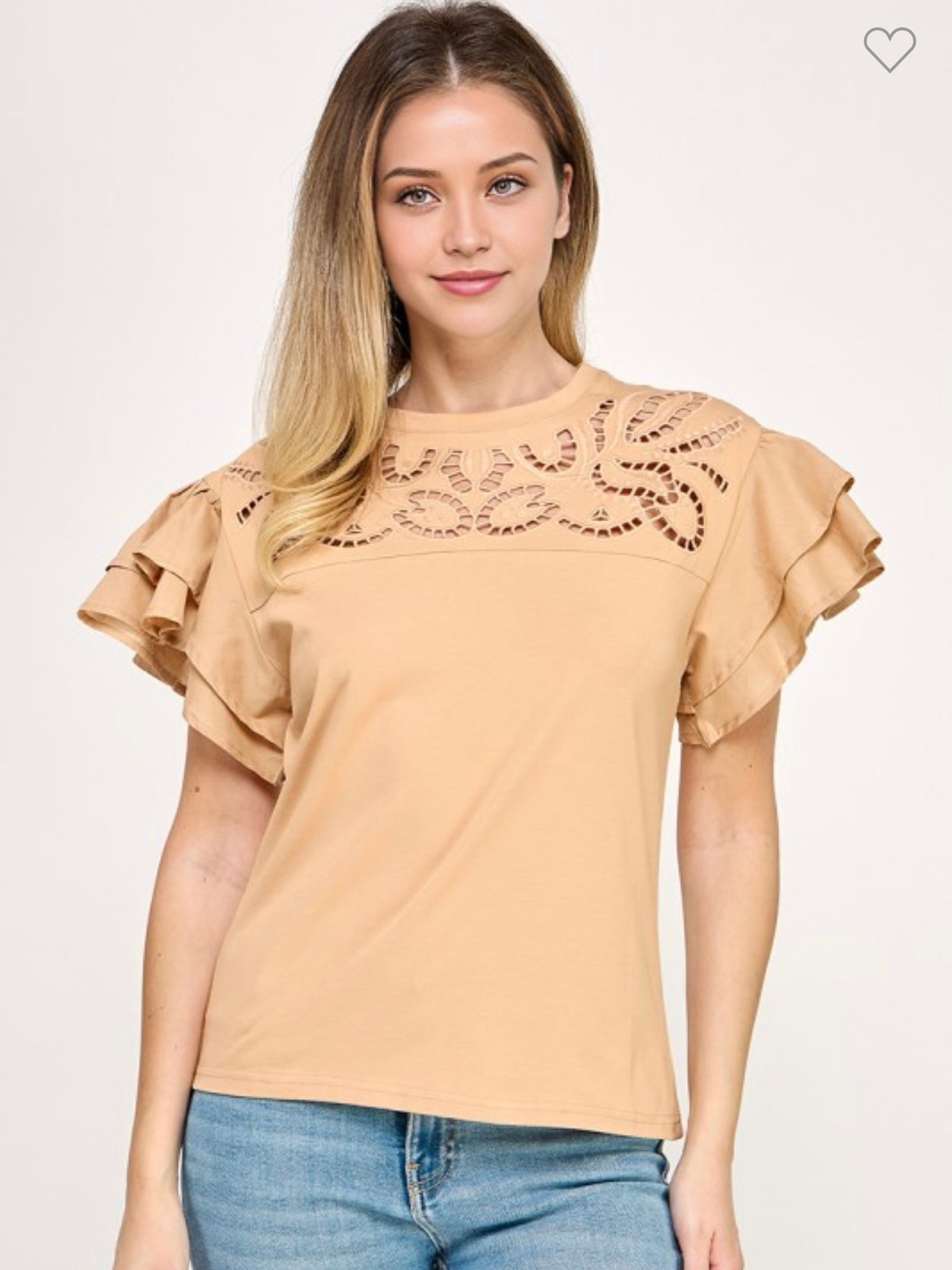 BELL SLV LZOR CUT DETAIL T SHIRT