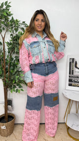 LACE PINK JACKET