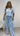 Sky Bloom Denim Set