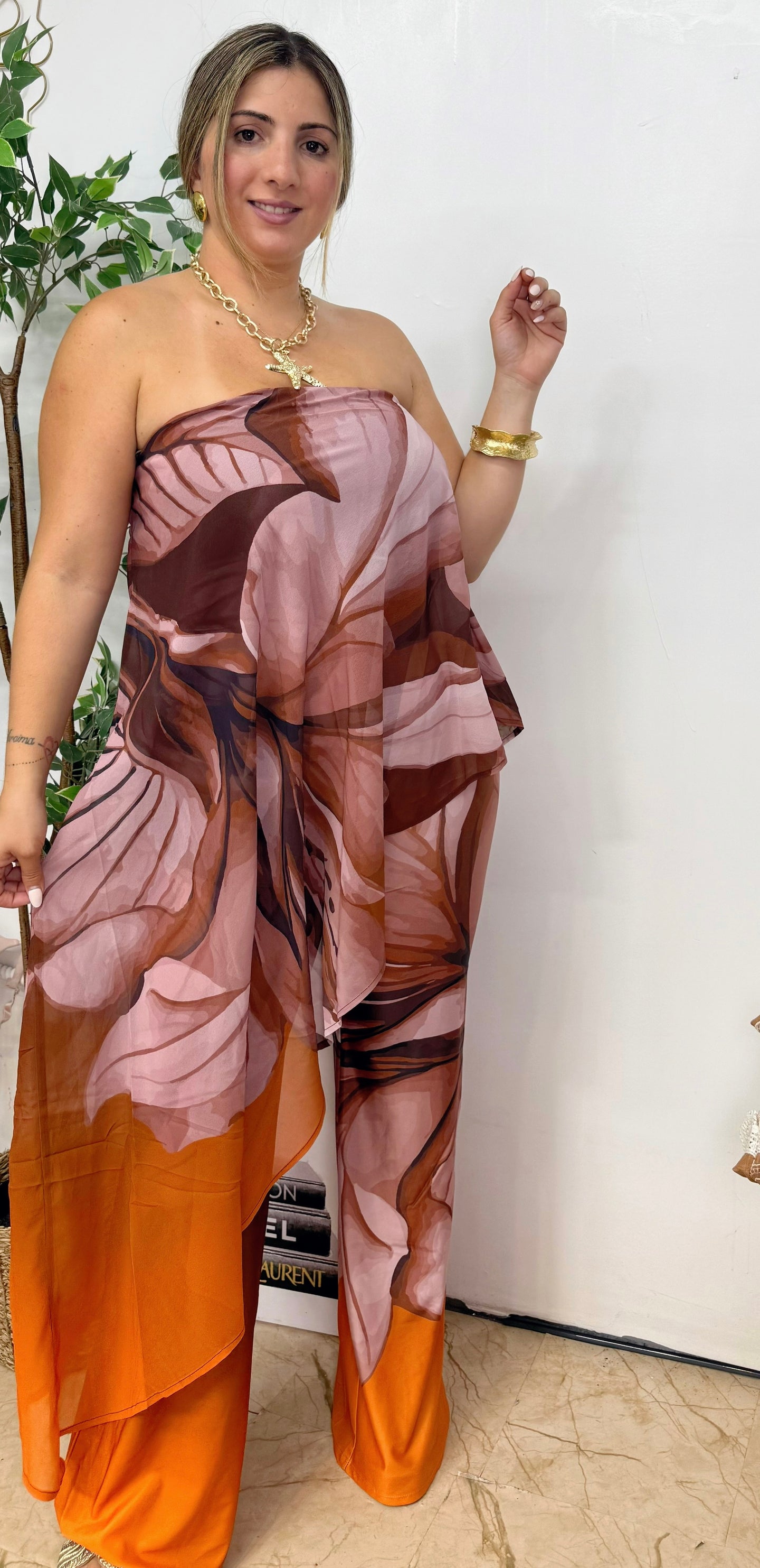 SUNSET FLOW JUMPSUIT
