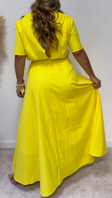 Golden Bloom Skirt Set