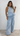 Peplum Denim Cargo Set